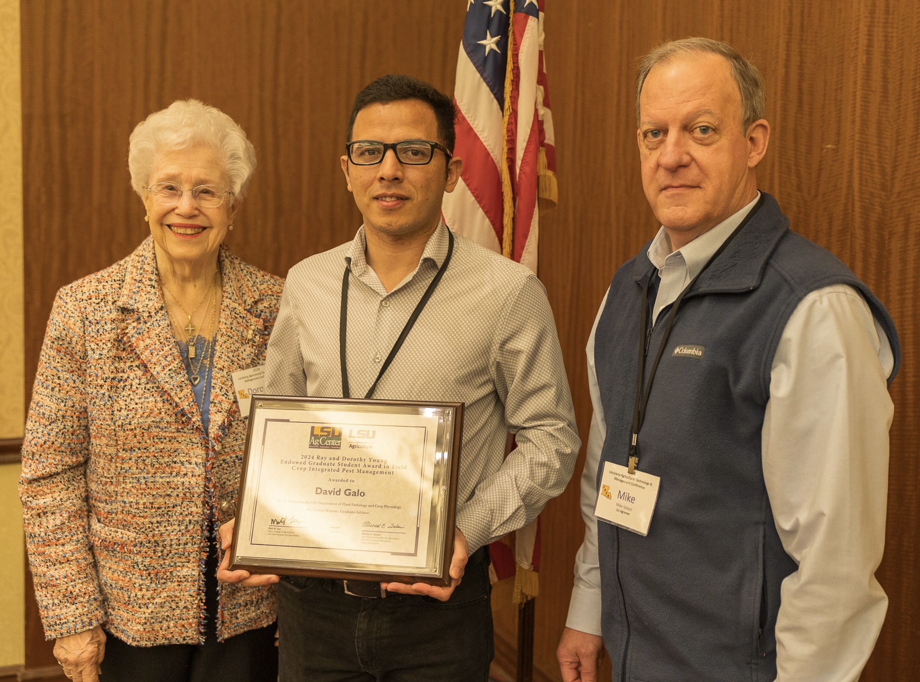 A legacy honored with endowed graduate student award 